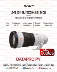 Lente Sony SEL FE 300 mm. F/2.8 GM OSS